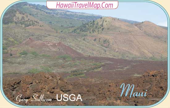 1790 Lava flow rocks on Maui